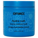 Blue container of amika hydro rush intense moisture mask on a white background - Hair Care Canada