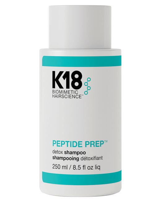 K18 Peptide Prep shampoo bottle on a white background - Hair Care Canada
