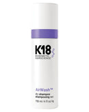 K18 AirWash dry shampoo bottle on a white background