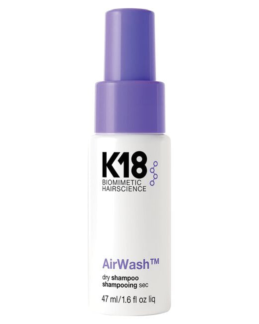 K18 AirWash dry shampoo bottle on a white background - Hair Care Canada