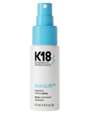 K18 Astrolift hair spray bottle on a white background