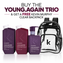 Kevin Murphy Young Again Trio Free Limited Edition Clear Backpack – Professional Shampoo – Gift Set (Canada)