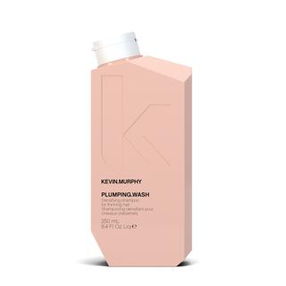 Pink bottle of Kevin Murphy Plumping Wash on a white background-Hair Care Canada