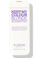 Shampoo bottle labeled 'Keep My Colour Blonde Shampoo' by Eleven Australia on a white background - Hair Care Canada