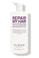 Shampoo bottle labeled 'Repair My Hair Nourishing Shampoo' by Eleven Australia on a white background - hair Care Canada