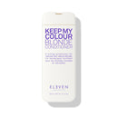 Conditioner bottle labeled 'Keep My Colour Blonde' by Eleven on a white background-Hair Care Canada