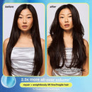 Hair Care Canada before and after comparison of K18 AstroLift volume spray showing increased hair lift and body