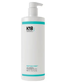 Hair Care Canada K18 PEPTIDE PREP Detox Shampoo in a large white bottle with a pump dispenser.