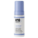 Hair Care Canada K18 TripleBright purple shampoo bottle for neutralizing brassy tones in blonde and silver hair.