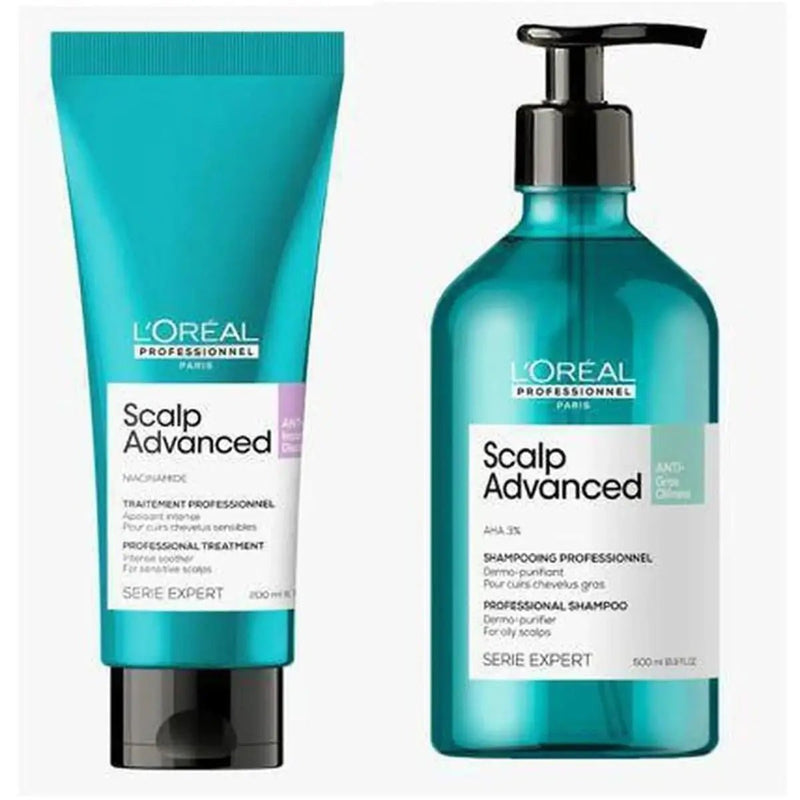 L’Oréal Professionnel Serie Expert Scalp Advanced Duo For Oily Hair & Scalp 500mL – Purifying and soothing | Hair Care Canada