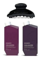 Kevin Murphy Young Again Wash & Rinse Duo Canada Gift With Purchase 250mL – Professional Shampoo – Gift Set (Canada) – rejuvenates brittle hair | Hair Care Canada