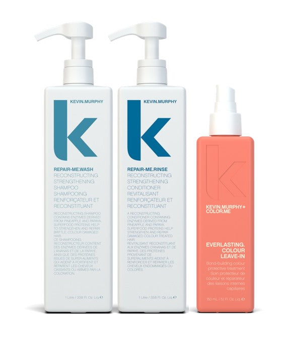 Three Kevin Murphy hair care products on a white background - Hair Care Canada